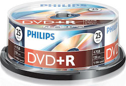 Philips Writable DVD+R 4.7GB 25 pcs