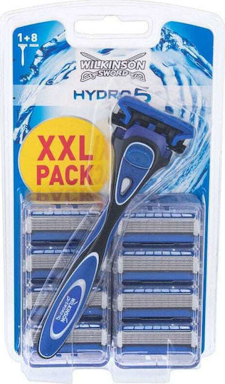 Wilkinson Sword Hydro 5 Бръсначка с Резервни глави 5 остриета 8бр