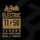 La Bella Electric Set of Nickel Wound Electric Guitar Strings 11 - 50 Inches Blues Light