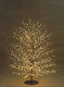 Christmas Decorative Illuminated Plastic Tree Natural Appearance 120cm IP44 Brown