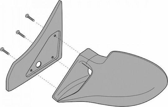 Lampa Βάσεις Καθρεπτών Αυτοκινήτου Alfa Romeo Alfa 147 2001-2004 2τμχ