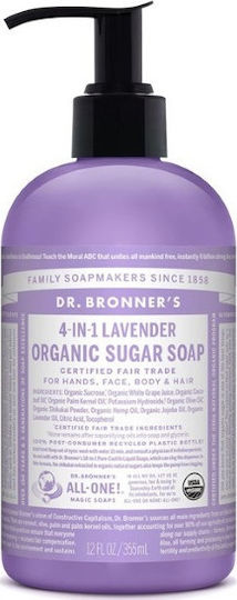 Dr Bronner's Organic Sugar Soap Bubble Bath & Lavender Scent 355ml