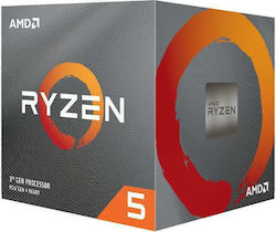 AMD Ryzen 5 3500X 3.6GHz Επεξεργαστής 6 Πυρήνων για Socket AM4 σε Κουτί με Ψύκτρα