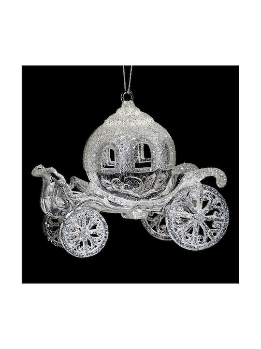 Carriage ornament with Glitter