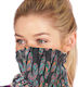 Eco Chic Snood Face Mask Black Feather 1τμχ