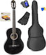Max Audio Soloart Classical Guitar 4/4 Black