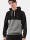 Sweatshirt Fleece with Hood Black