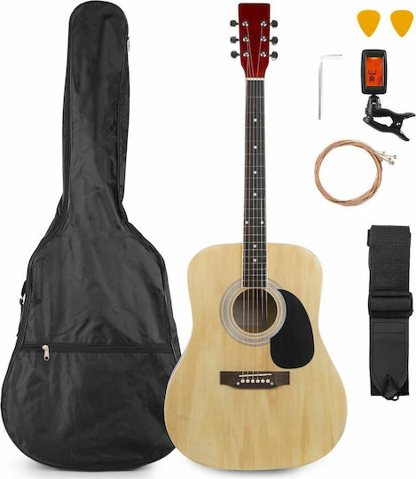 Max Ακουστική Κιθάρα Max Solojam Western Natural