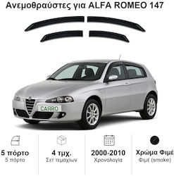 Heko Σετ Ανεμοθραύστες Μπροστινοί και Πίσω Σκούρο Φιμέ για Alfa Romeo Alfa 147 4τμχ 10109 Heko Σετ Ανεμοθραύστες Μπροστινοί και Πίσω Σκούρο Φιμέ για Alfa Romeo Alfa 147 4τμχ 10109