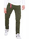 Agent Trousers Cargo in Regular Fit Khaki