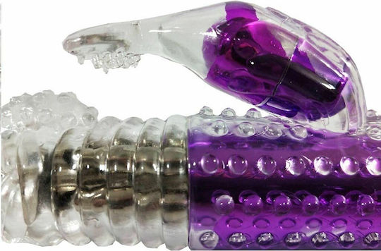 Vibrator Kaninchen 23cm Purple