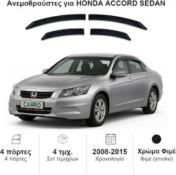 Heko Set Deflectoare Vânt Față și Spate Dark Fime Pentru Honda Accord 4 Bucăți 17147