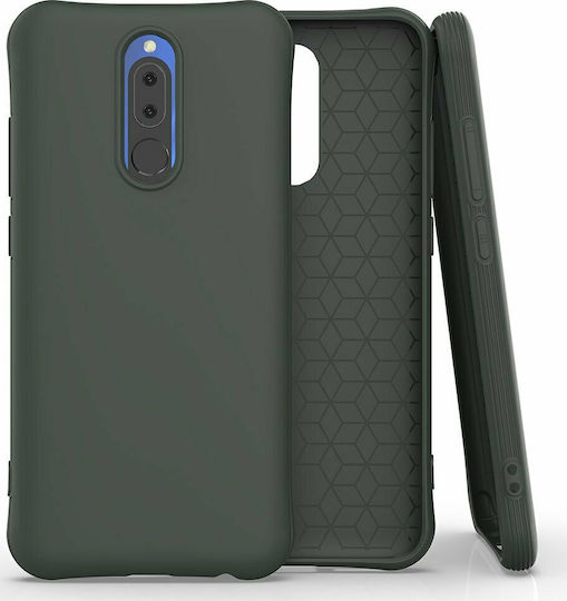 Hurtel Soft Flexible Back Cover Silicon Verde (Redmi 8)