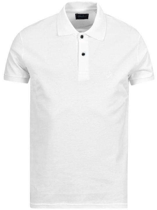 Paco & Co Men's Short Sleeve Blouse Polo White