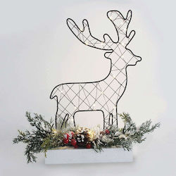 Aca Φωτιζόμενος Μεταλλικός Τάρανδος Μαύρος Reindeer Aca Φωτιζόμενος Μεταλλικός Τάρανδος Μαύρος Reindeer