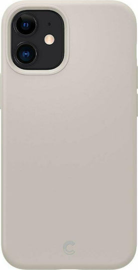 Spigen Ciel by Cyrill Umschlag Rückseite Silikon Beige (iPhone 12 mini) ACS01787