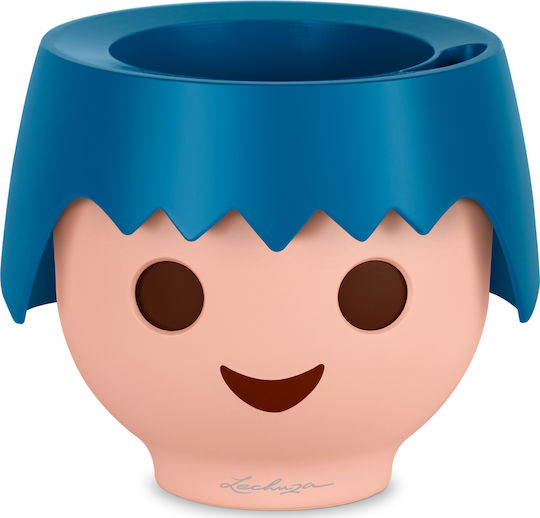 Lechuza Playmobil Ojo Γλάστρα Πλαστική Μπλε