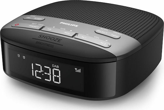 Philips Επιτραπέζιο Ψηφιακό Ρολόι με Ξυπνητήρι & Ραδιόφωνο TAR3505/12