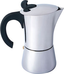 Relags 633011 Stovetop Espresso Pot 4Cups Unelte pentru măcelari Argint