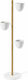 Umbra Suport de plante Lemn Alb 44bucx44.5bucx144buccm.