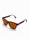 Mohiti In Motion TR117 Women's Sunglasses with Black Tartaruga Plastic Frame and Brown Polarized Lens