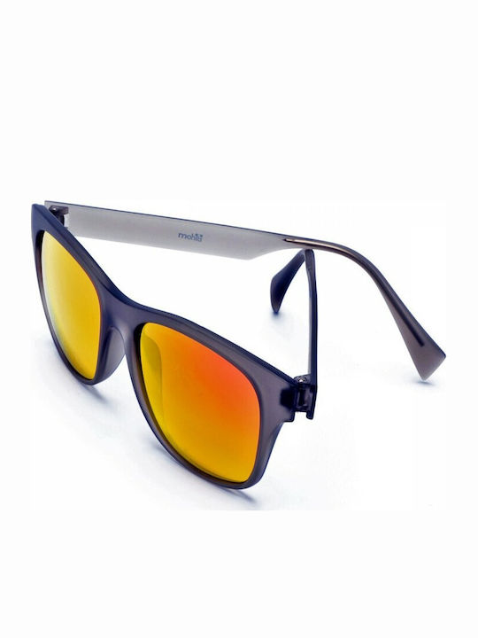 Mohiti In Motion TR117 Women's Sunglasses with Green Plastic Frame and Orange Polarized Lens