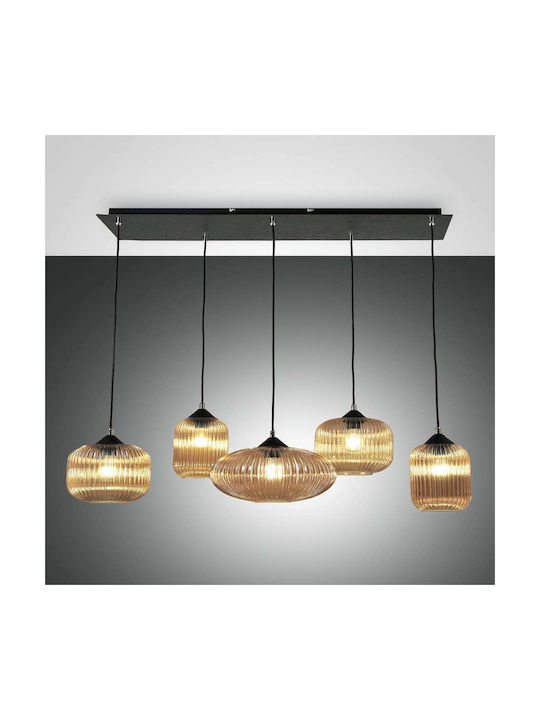 Fabas Luce Gillis Pendant Chandelier Grid for 5...