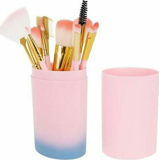 Professional Set with Makeup Brushes made of Synthetic Hair 12pcs