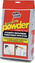 Durostick Super Flex Powder Allzweckspachtel Flexibler faserverstärkter zementgebundener Rissfüller 1-15mm Weiß 5kg ΝΤΦΠ05