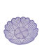 Fruit Bowl Plastic Purple 29x29x8cm