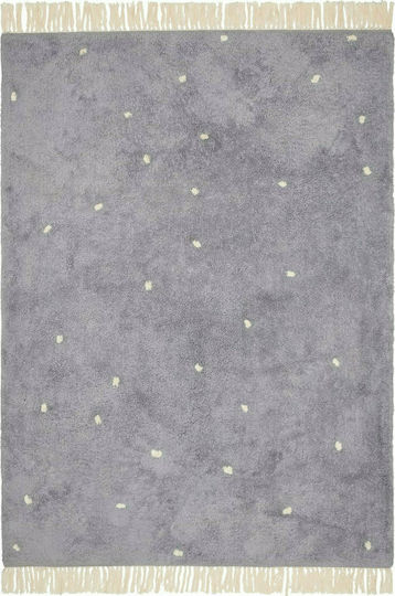 Little Dutch Dot Παιδικό Χαλί Βαμβακερό Pure Blue 120x170cm