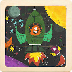 Lemnos Puzzle pentru Copii Rocket Lauching pentru 3+ ani+ Ani 9buc Robotime