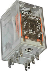 Adeleq Ρελέ Λυχνίας Mινι FY (LED&TEST) 8 Πόδια 230v AC 11-223018