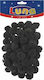 Luna Pom Pom Handwerk Schwarz Set 60Stück