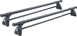 Cruz Optima OT115 Car Roof Bars Metallic Universal Black