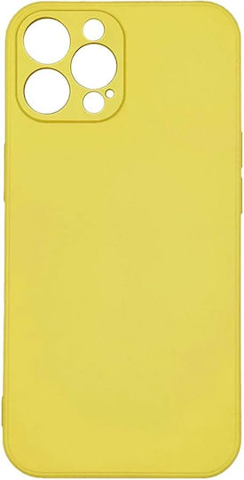 Sonique Liquid Back Cover Σιλικόνης Κίτρινο (iPhone 12 Pro Max)