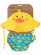 Zoocchini Kids Swimwear Swim Diaper with Hat Turquoise