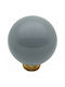 Import Hellas 2031-1 Antik Knopf Möbelgriff aus Porzellan Grey / Gold Base Ø26mm 2031-1 1Stück