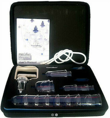 Meridius Θεραπευτική Συσκευή με Βεντούζες κατά της Κυτταρίτιδας και των Ρυτίδων 17τμχ