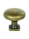 Import Hellas Vintage Metallic Furniture Knob 6280 Gold Ø28mm