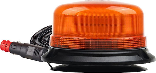 AMiO Car Beacon LED 12 / 24V Waterproof 13.6cm with Orange Lighting