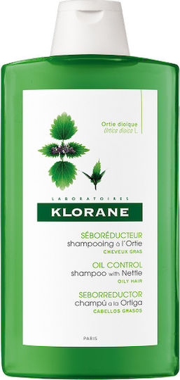 Klorane Ortie Nettle Oil Control Σαμπουάν Όγκου για Λιπαρά Μαλλιά 400ml