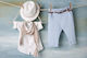 Bambolino Boys Linen Baptism Suit Rafael 5pcs Light Blue