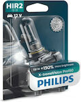 Philips Λάμπα Αυτοκινήτου HIR2 X-treme Vision Pro150 HIR2-9012 Αλογόνου 3350K 12V 55W 1τμχ