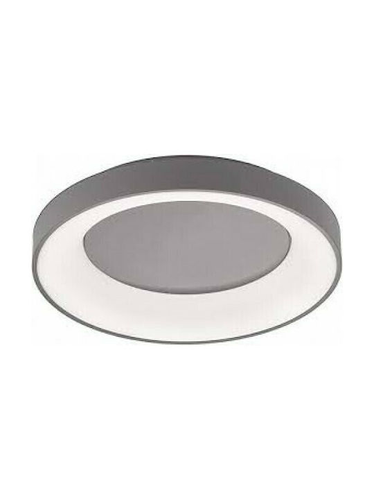 Wofi Modern Metal Ceiling Light with Integrated LED 59pcs Gray