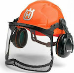 Husqvarna Classic Construction Site Helmet with Earplugs Orange 580754301