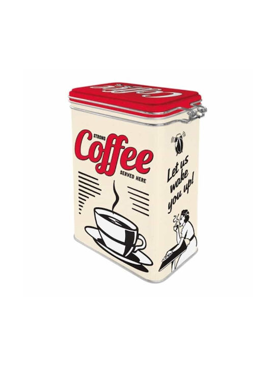 Nostalgic Art Box Getreide mit luftdichtem Deckel Metallisch Beige 1300ml