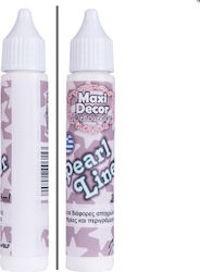 Maxi Decor Stift Glitter Weiß 28ml