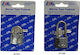 Eval Steel Padlock Brass with Key Naval Type 30mm 1pcs