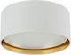 TK Lighting Πλαφονιέρα Οροφής 45εκ. Λευκή με Ντουί E27